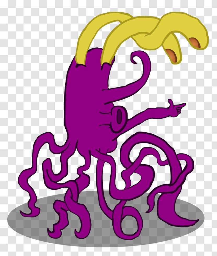 Octopus Cartoon Line Clip Art - Area Transparent PNG
