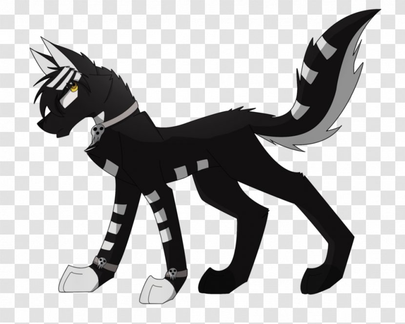 Cat Death The Kid Wolf Soul Eater Evans - Black And White - Tokyo Night Clubs Transparent PNG