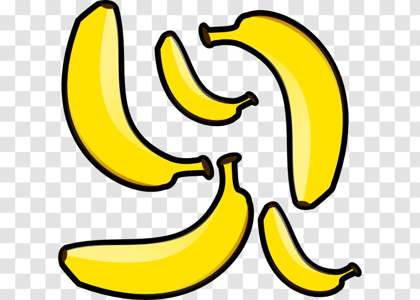 Banana Bread Clip Art - Food - Cartoon Bananas Transparent PNG