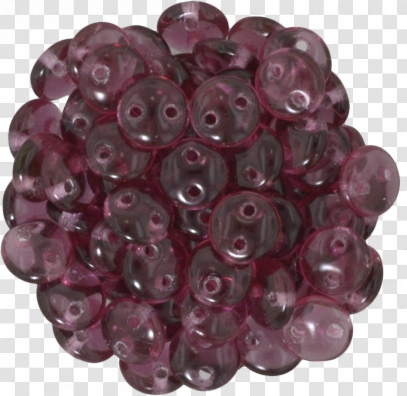 Purple Bead Amethyst Fruit - Gemstone Transparent PNG