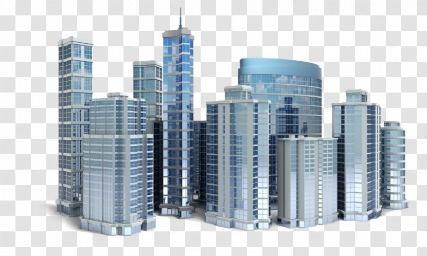 The Architecture Of City Commercial Building High-rise Construction - Masonry - ​​building Transparent PNG
