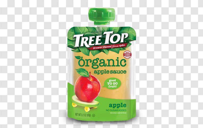 Apple Sauce Vegetarian Cuisine Tree Top Mott's Transparent PNG