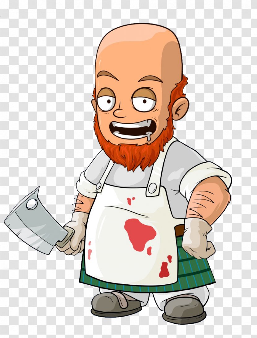 Character Amazing Rope Guy Cartoon - Human Behavior - Poultry Butcher Transparent PNG