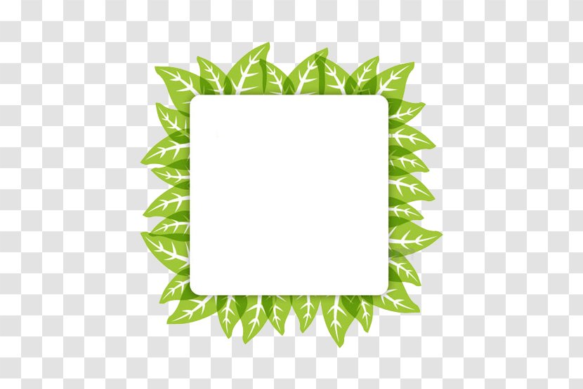 Adobe Illustrator Clip Art - Area - Green Leaves Border Transparent PNG