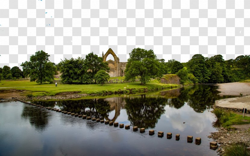 Bolton Abbey Embsay Wallpaper - Pond - England Three Transparent PNG