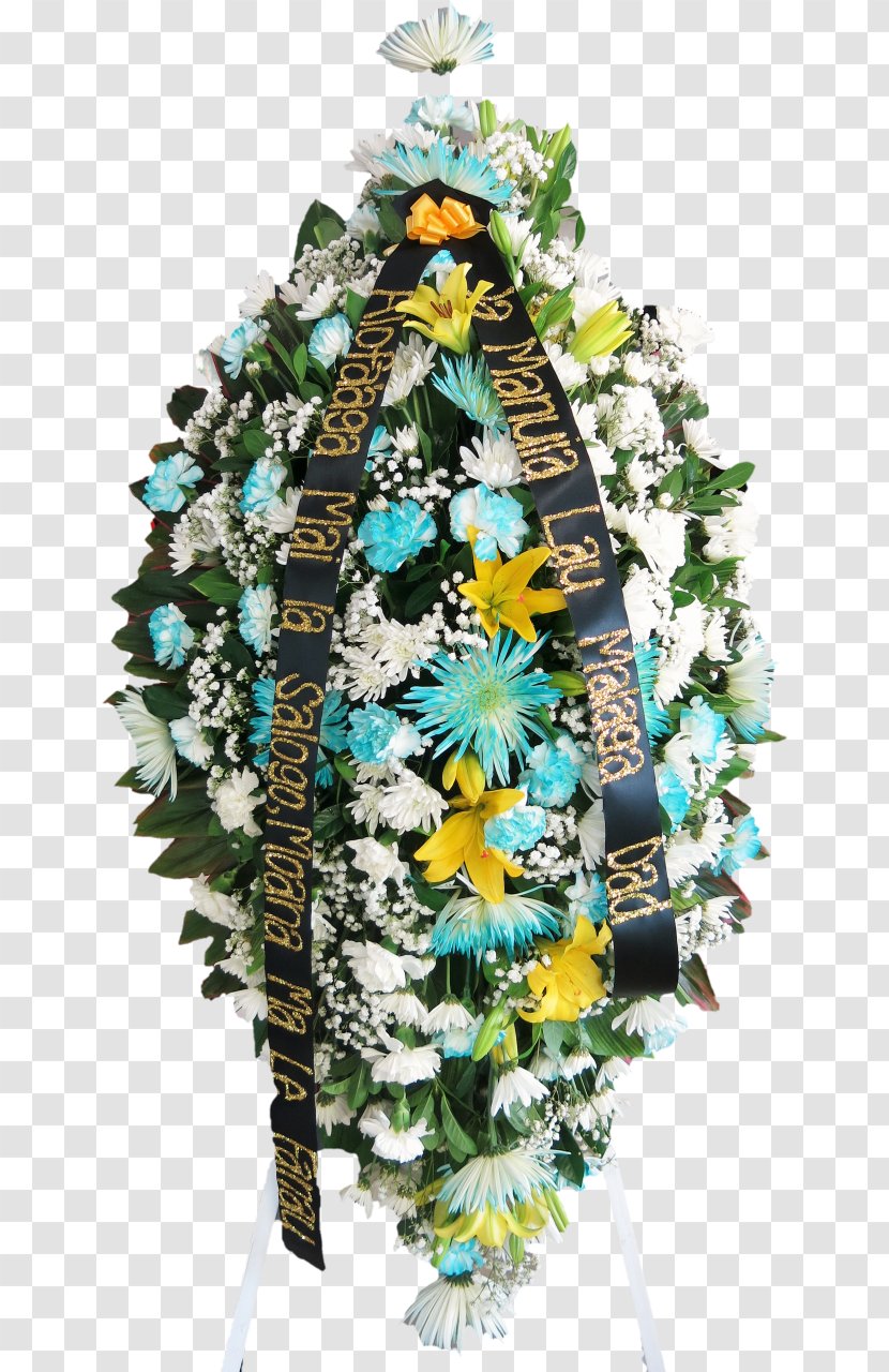 Cut Flowers Wreath Floral Design Floristry - Christmas - Blue Transparent PNG