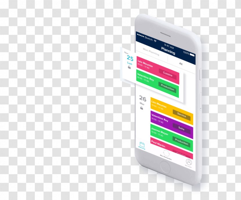 Smartphone Gestion Des Disponibilités Mockup - Sms Transparent PNG