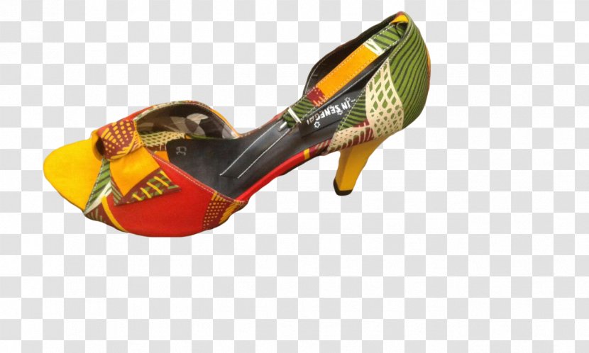 High-heeled Shoe Dashiki Footwear West Africa - Outdoor - Elegant Woman Transparent PNG