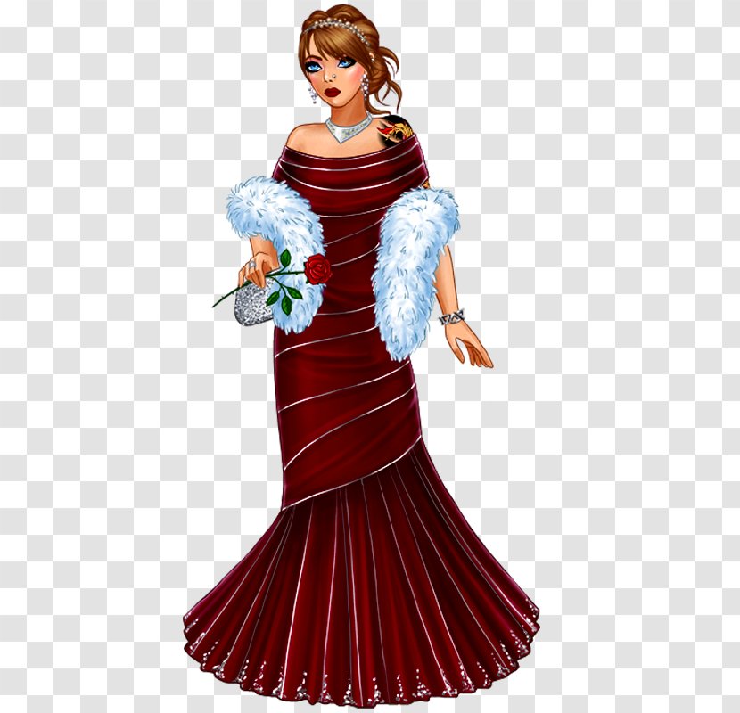 Gown Dress Lady Popular Clothing Shoulder - Fairy Transparent PNG