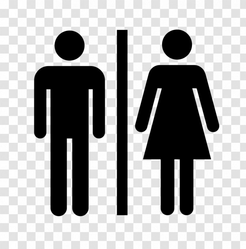 Unisex Public Toilet Bathroom Sign - Number Transparent PNG