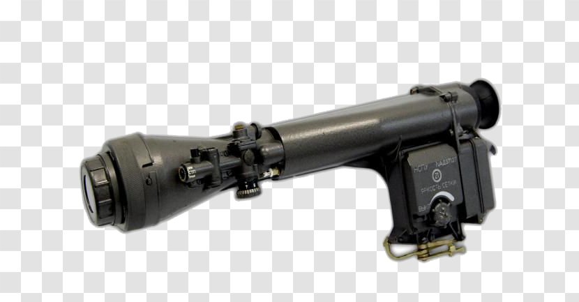 AK-47 AK-74 Sight Firearm Night Vision Device - Silhouette - Sighting Telescope Transparent PNG