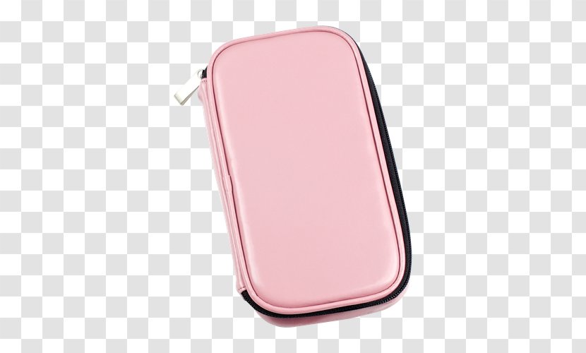Pen & Pencil Cases Textile Box - Pink Transparent PNG