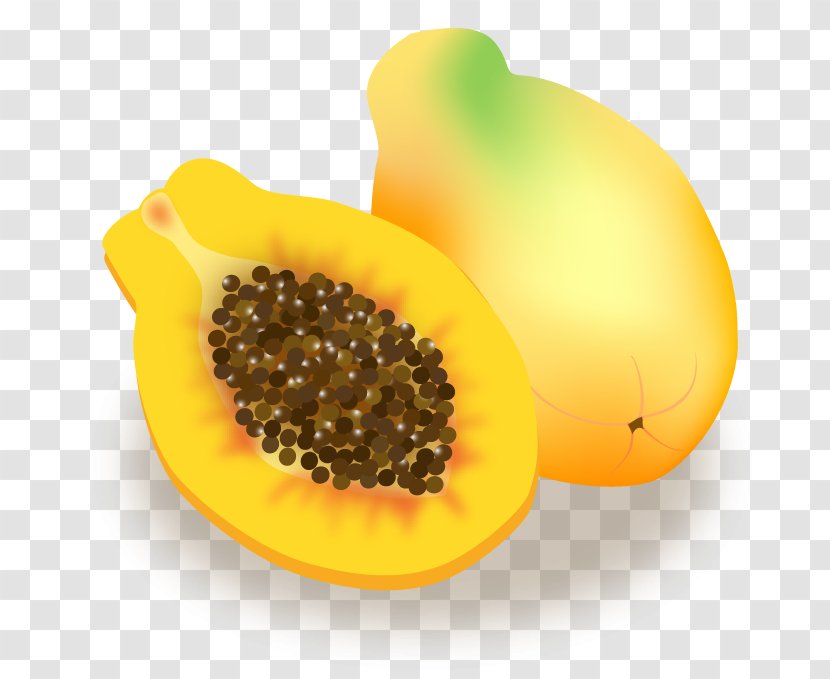 Papaya Tropical Fruit Food Mangifera Indica - Natural Foods Transparent PNG