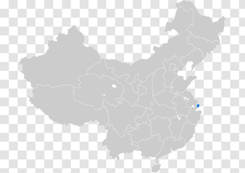 China Chinese Civil War Map - Blank Transparent PNG