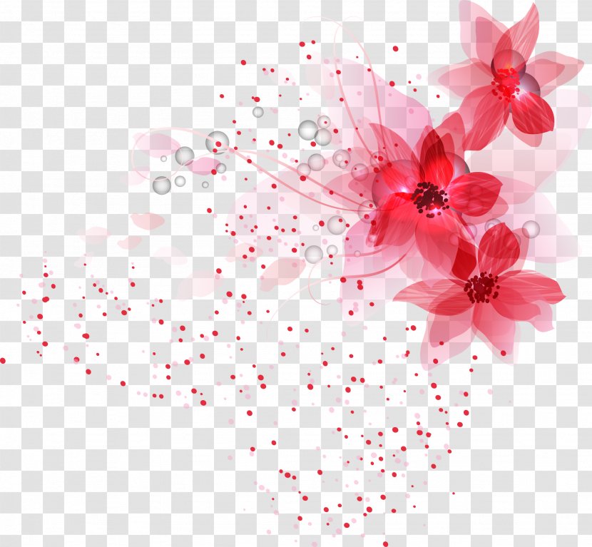 Flower Pink - Flowering Plant - Fantasy Flowers Transparent PNG