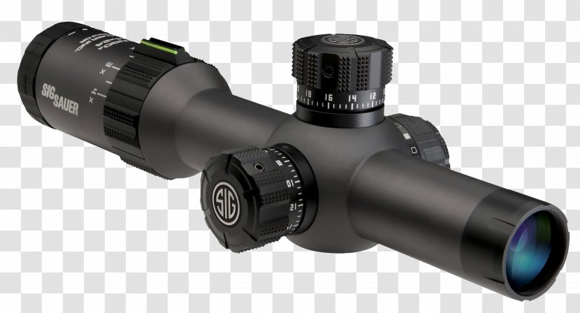 SIG Sauer Telescopic Sight Sales Monocular Reticle - Ar15 Style Rifle - Optics Transparent PNG