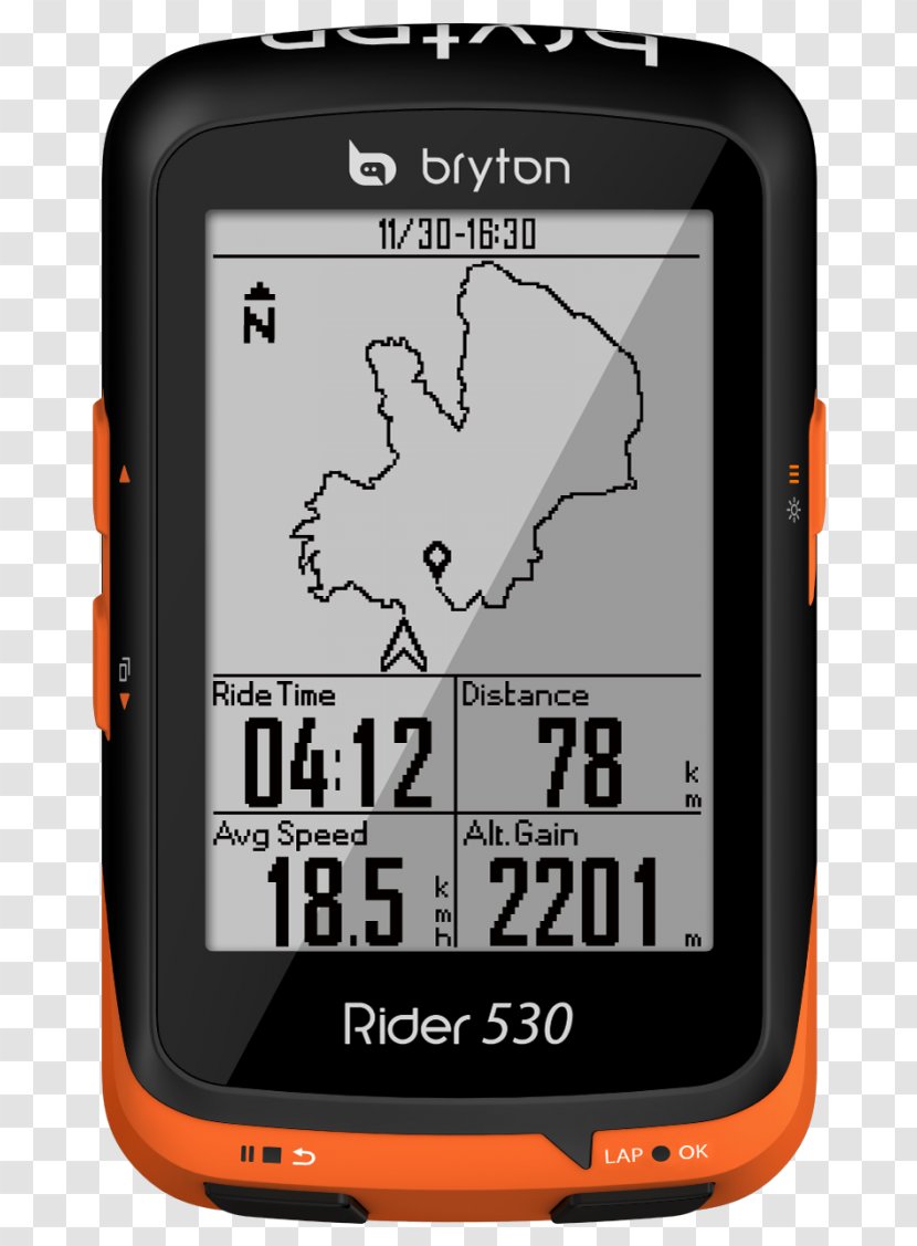 GPS Navigation Systems Bicycle Computers BRYTON Rider 330T 2018 Cycling Transparent PNG