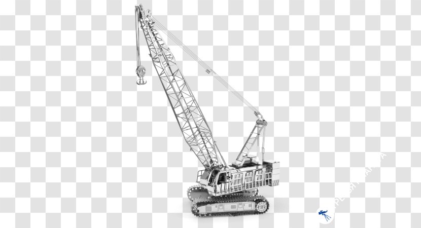 Crane クローラークレーン Metal Construction Amazon.com - Silver Transparent PNG