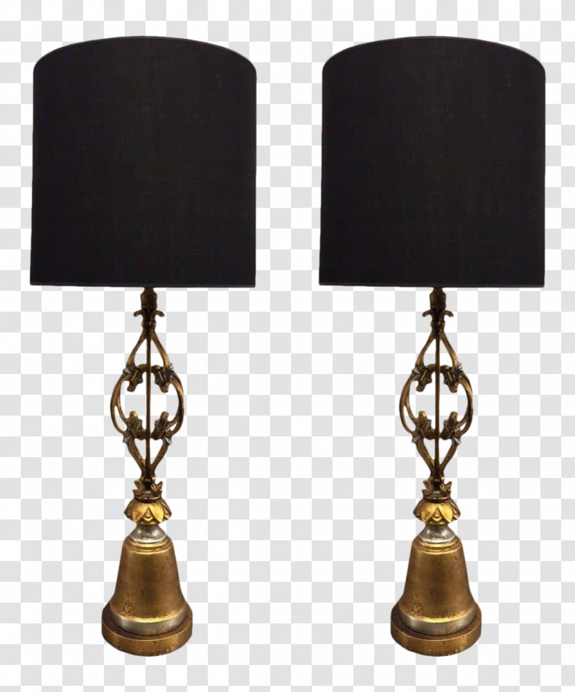 Wrought Iron Electric Light Metal Lampe De Bureau - Bronze Transparent PNG