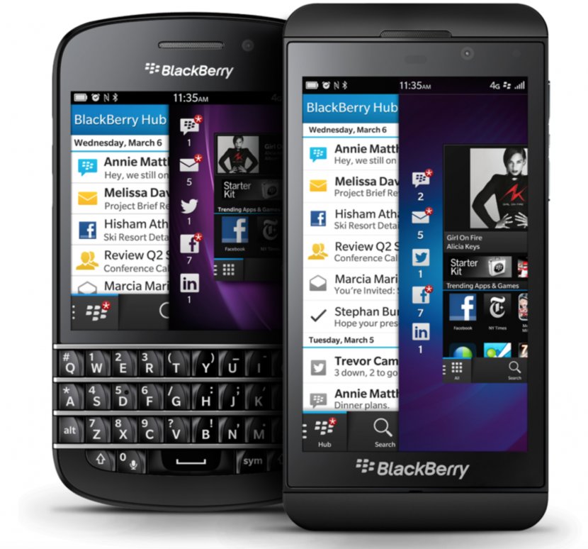 BlackBerry Q10 Z10 PlayBook 10 Smartphone - Blackberry Transparent PNG