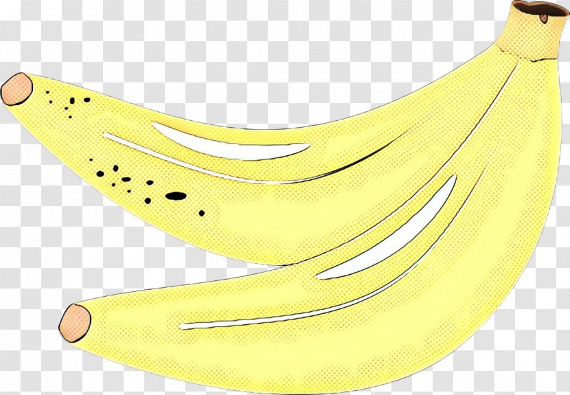 Banana Cartoon - Shoe - Saba Fruit Transparent PNG