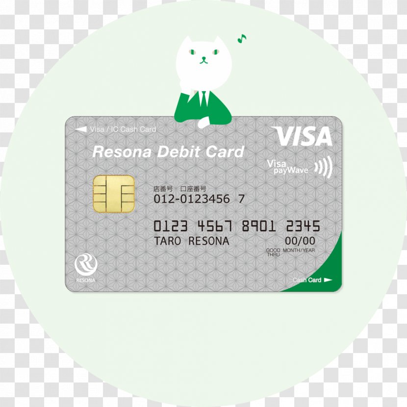 Saitama Resona Bank Debit Card ATM Transparent PNG