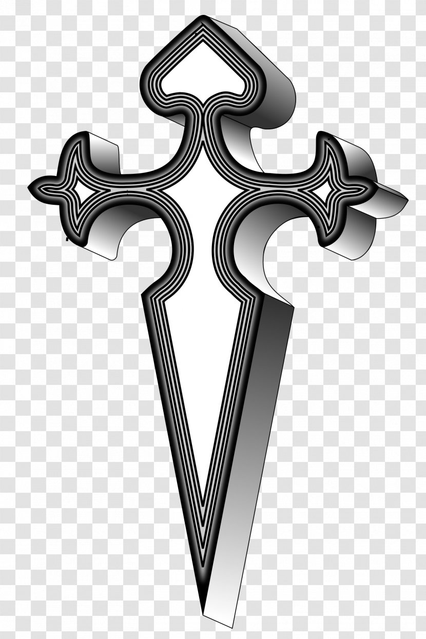 Santiago De Compostela Cross Of Saint James - Celtic - Cruz Transparent PNG