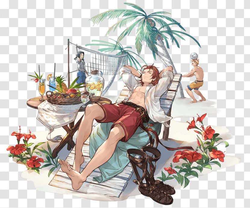 Granblue Fantasy Percival The Dragon Knights Video Games GameWith - English Language - Buzz Le Volleyball With Flames Transparent PNG