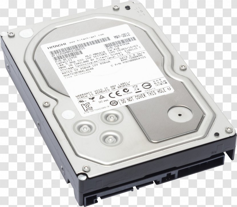 Hard Drives HGST Ultrastar 7K3000 2 TB Internal Drive - Computer - 600 MBps7200 Rpm Deskstar Serial ATAComputer Transparent PNG