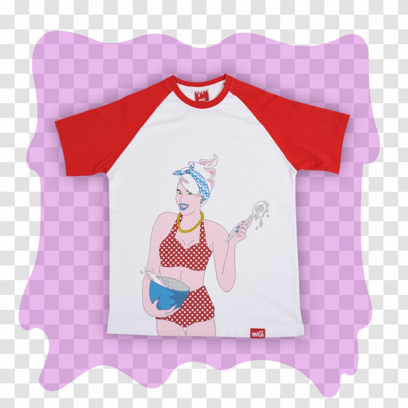 T-shirt Shoulder Sleeve Pink M Transparent PNG
