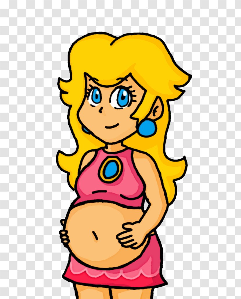 Princess Peach Daisy Pregnancy Bowser Childbirth Baby Tummy Transparent Png