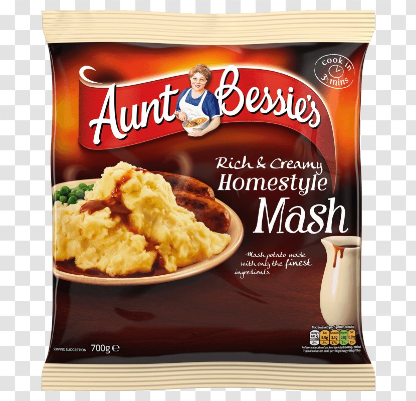 Mashed Potato Cream French Fries Junk Food Aunt Bessie's - Fast - Potatoes Transparent PNG