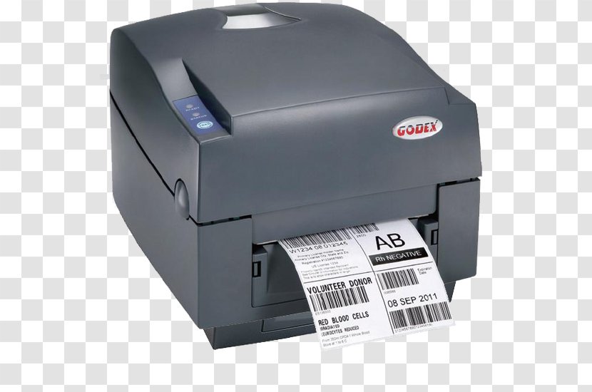 Barcode Printer Thermal-transfer Printing Label - Technology Transparent PNG