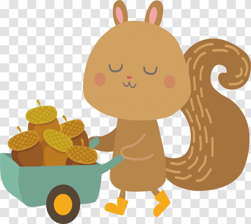 Squirrel Animation Image Design - Painting - Best Transparent PNG