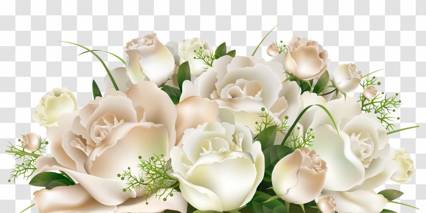 White Roses - Floral Design - Wedding Ceremony Supply Transparent PNG