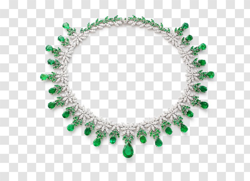 Earring Emerald Jewellery Diamond - Necklace Transparent PNG