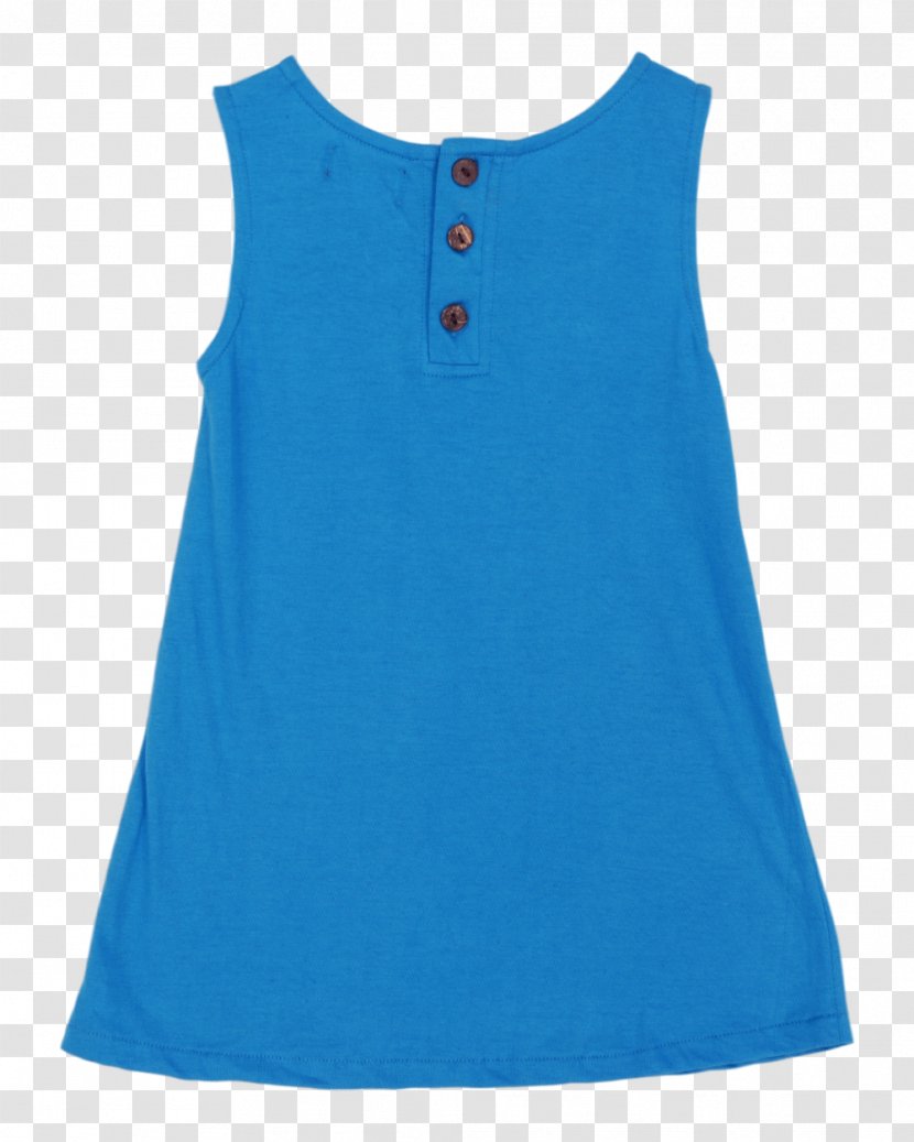 Sleeveless Shirt Blouse Outerwear Dress - Azure Transparent PNG