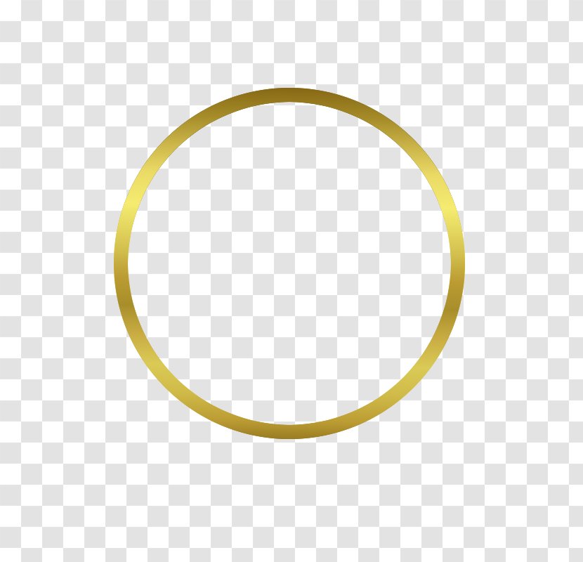 Circle Crescent Symbol Oval Angle - Microsoft Azure - Gold Transparent PNG