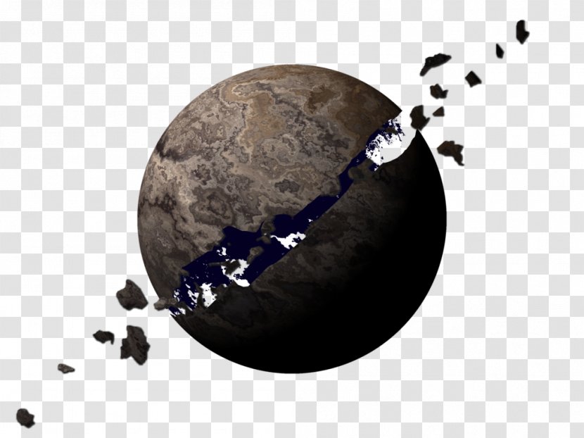 Moon Animation Earth DeviantArt - Sphere - Shattered Transparent PNG