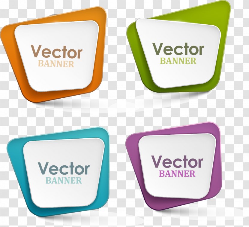 Paper Euclidean Vector Web Banner Material - Table Design Transparent PNG