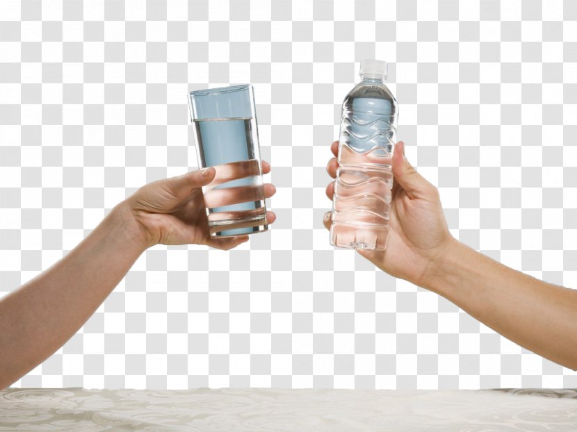 Glass Water Bottle Water-dropper Transparent PNG