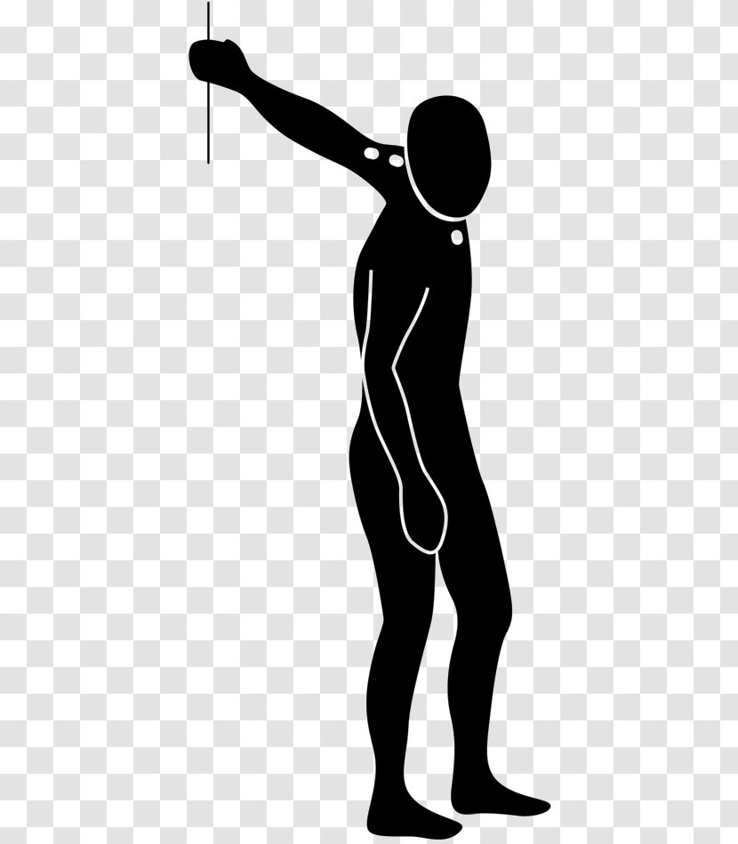 Stretching Vector Graphics Exercise Silhouette - Shoulder Transparent PNG