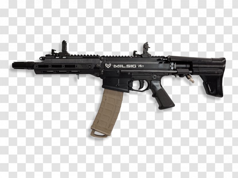 Airsoft Guns Heckler & Koch MP5 HK416 - Cartoon - Assault Riffle Transparent PNG