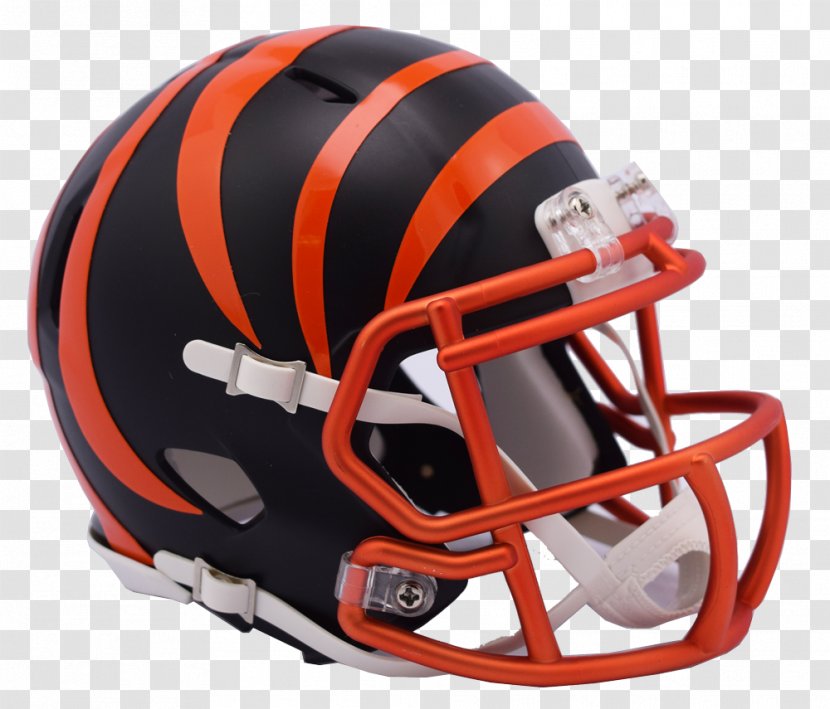 Cincinnati Bengals NFL American Football Helmets Riddell - Bicycle Helmet Transparent PNG