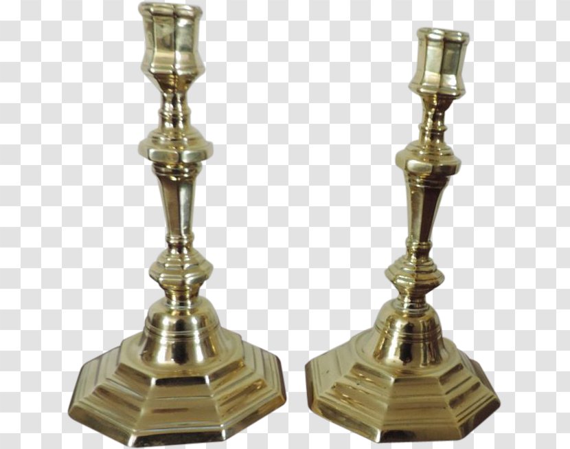 Brass Copper Old Sheffield Plate Candlestick Silver - Trophy Transparent PNG