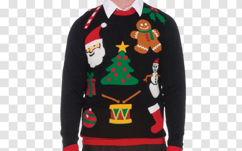 Christmas Jumper T-shirt Sweater Clothing - Tshirt Transparent PNG