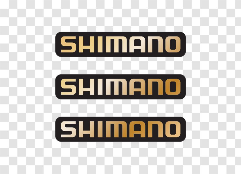 Shimano Logo Sticker Decal Bicycle Transparent PNG