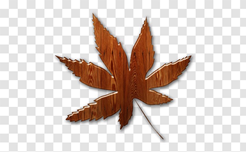 Maple Leaf Cannabis Sativa - Autumn Color Transparent PNG