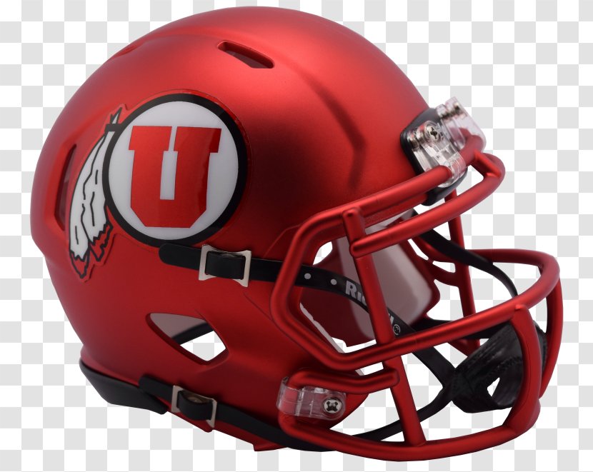 Utah Utes Football NCAA Division I Bowl Subdivision American Helmets Riddell - Bicycle Clothing Transparent PNG