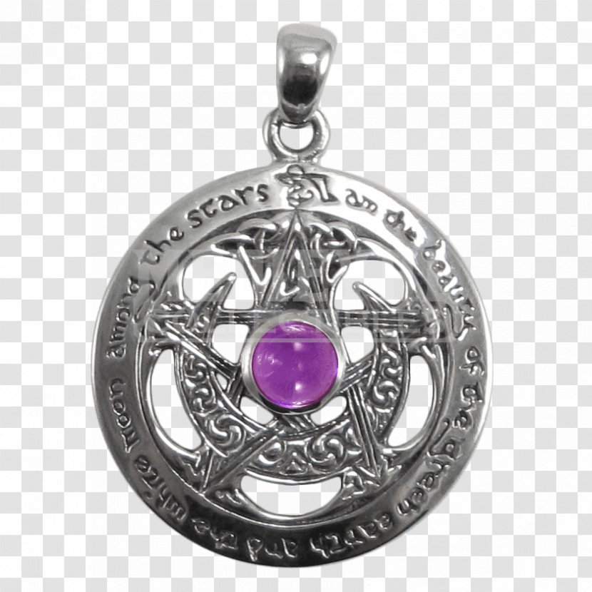 Earring Pentacle Jewellery Charms & Pendants Silver - Amulet Transparent PNG
